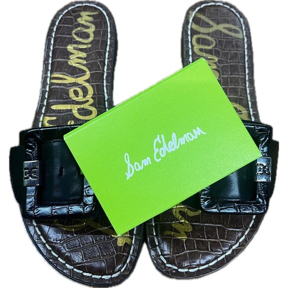 Sam Edelman Black Slide Sandals - Picture 6 of 6